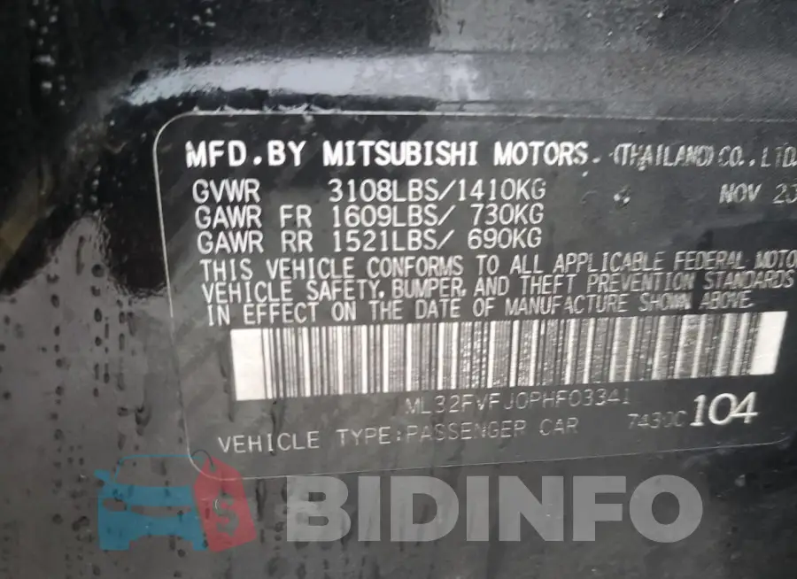 ML32FVFJ0PHF03341 Photo# 12
