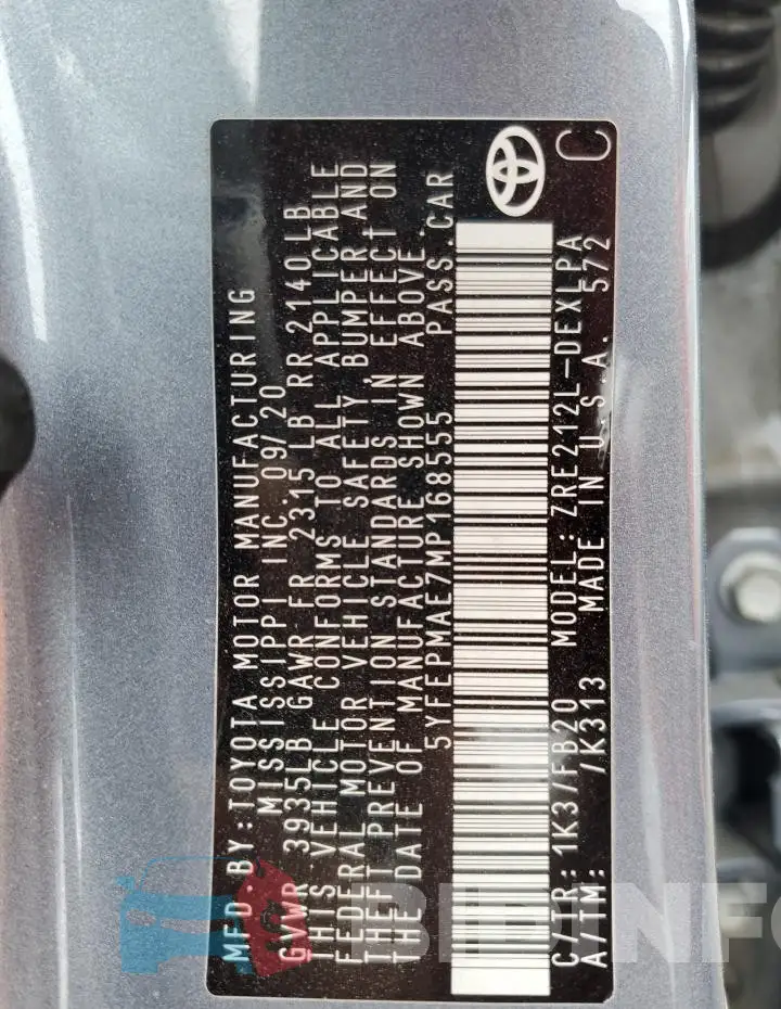 5YFEPMAE7MP168555 Photo# 12