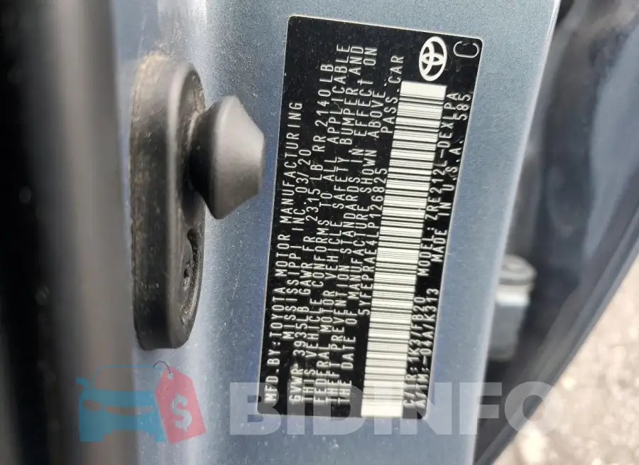 5YFEPRAE4LP126825 Photo# 13
