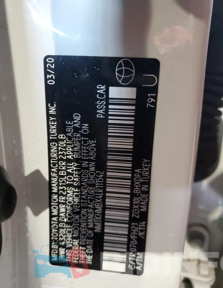 NMTKHMBX4LR111542 Photo# 13