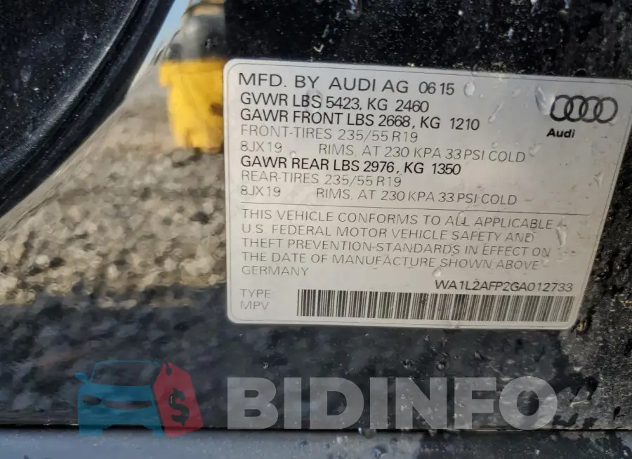 WA1L2AFP2GA012733 Photo# 13