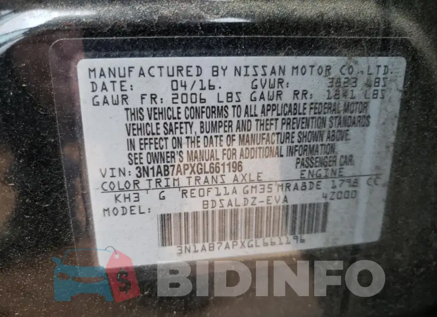 3N1AB7APXGL661196 Photo# 12