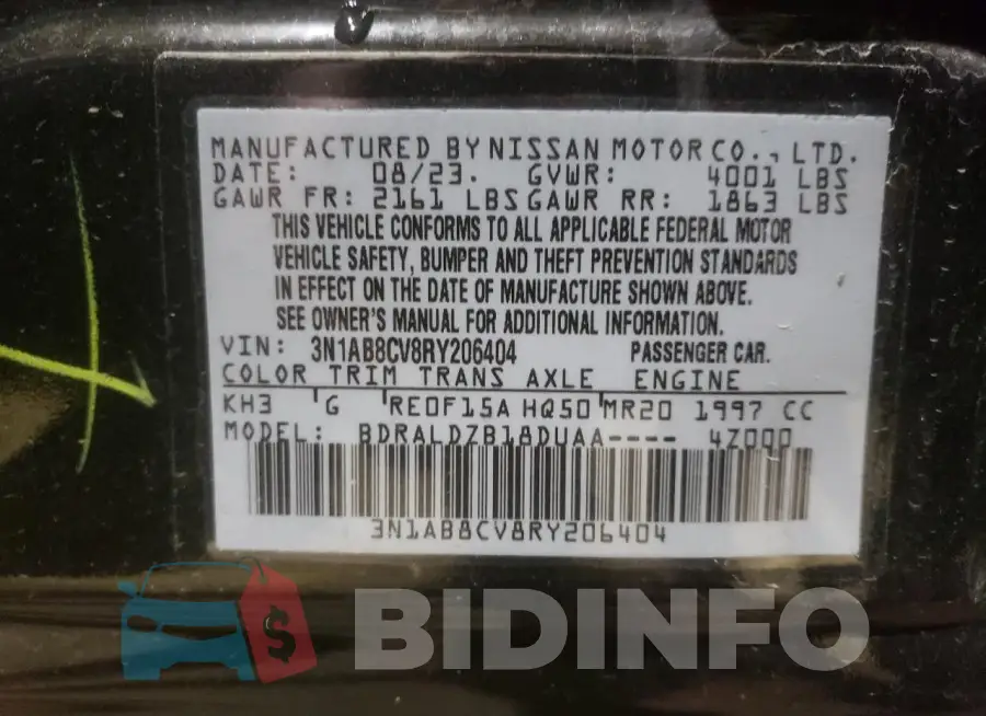 3N1AB8CV8RY206404 Photo# 12
