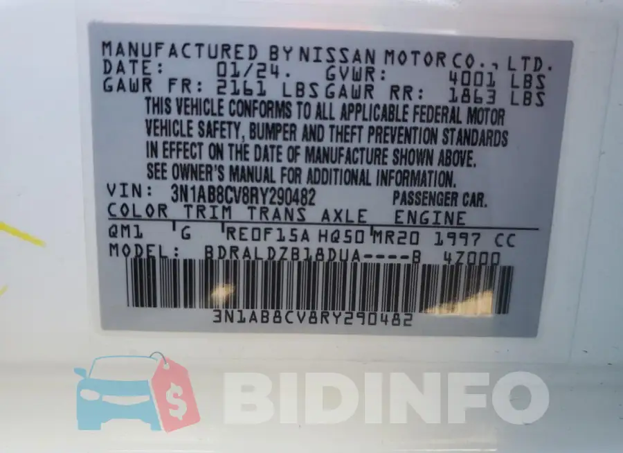 3N1AB8CV8RY290482 Photo# 13