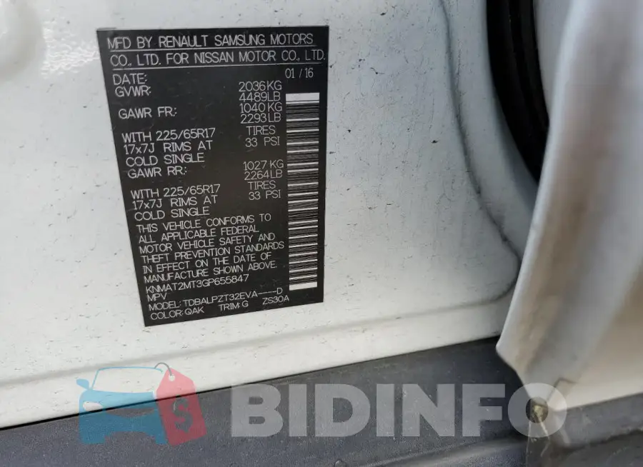 KNMAT2MT3GP655847 Photo# 13