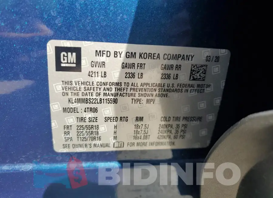 KL4MMBS22LB115590 Photo# 12