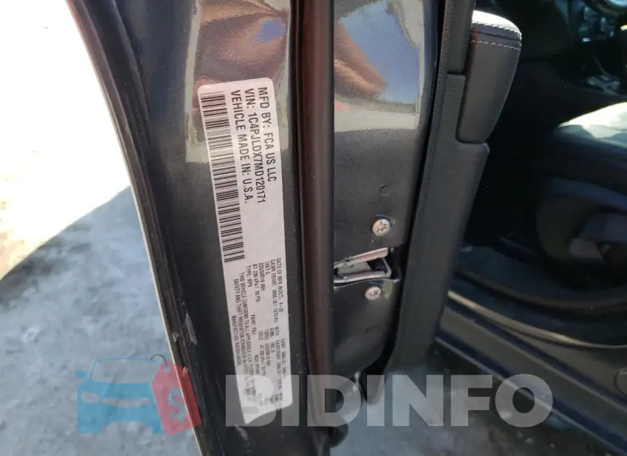 1C4PJLDX7MD120171 Photo# 13