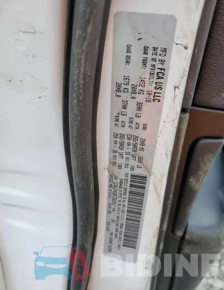 1C4RJFAG3KC562012 Photo# 12