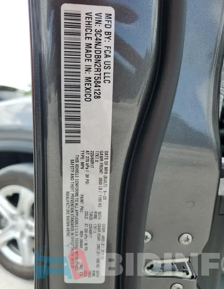 3C4NJDBN2RT584128 Photo# 13