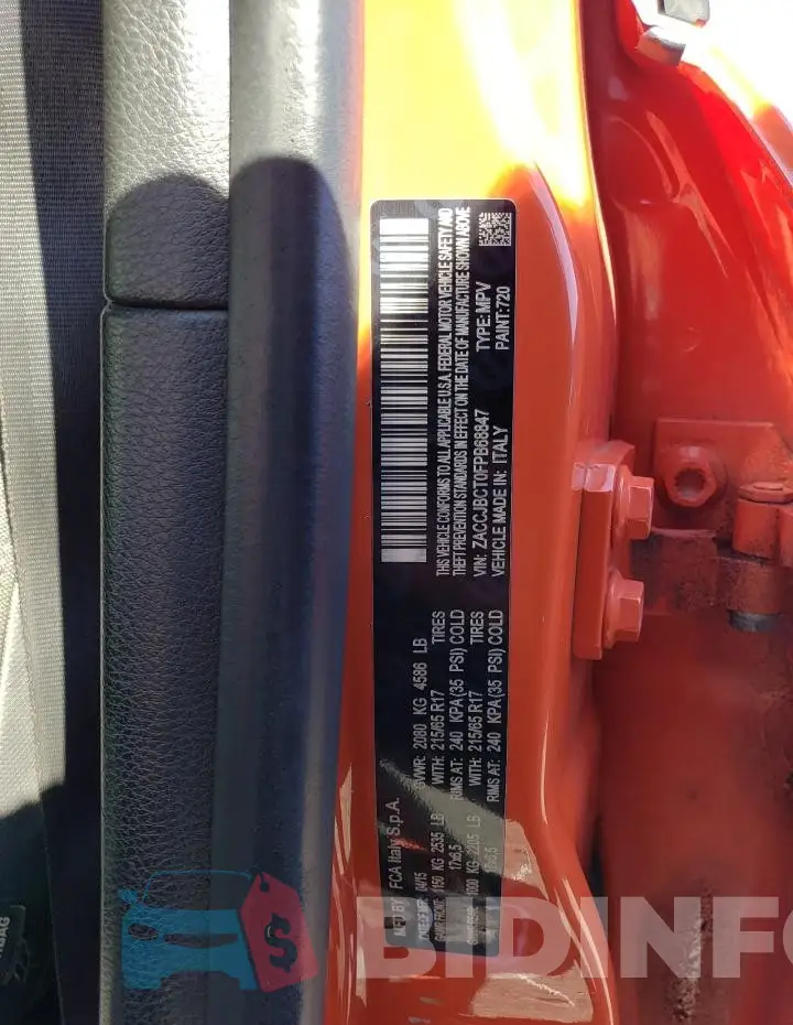 ZACCJBCT0FPB68847 Photo# 12