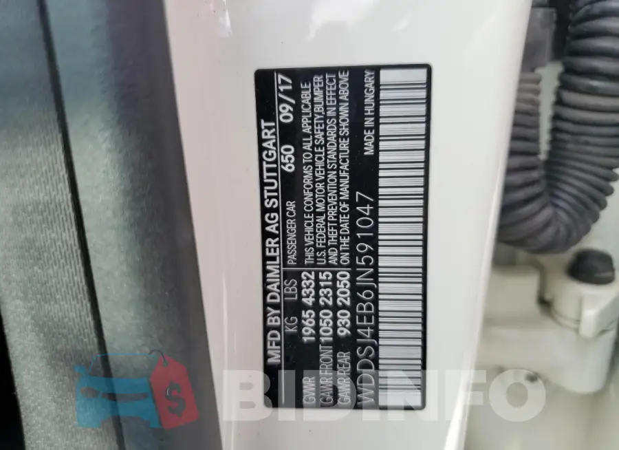 WDDSJ4EB6JN591047 Photo# 13