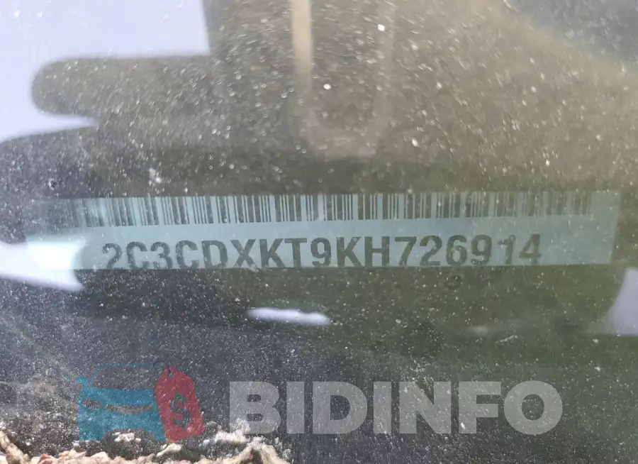 2C3CDXKT9KH726914 Photo# 12