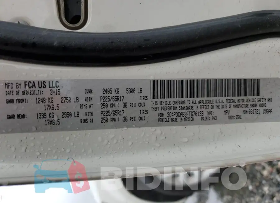 3C4PDCAB3FT670139 Photo# 13