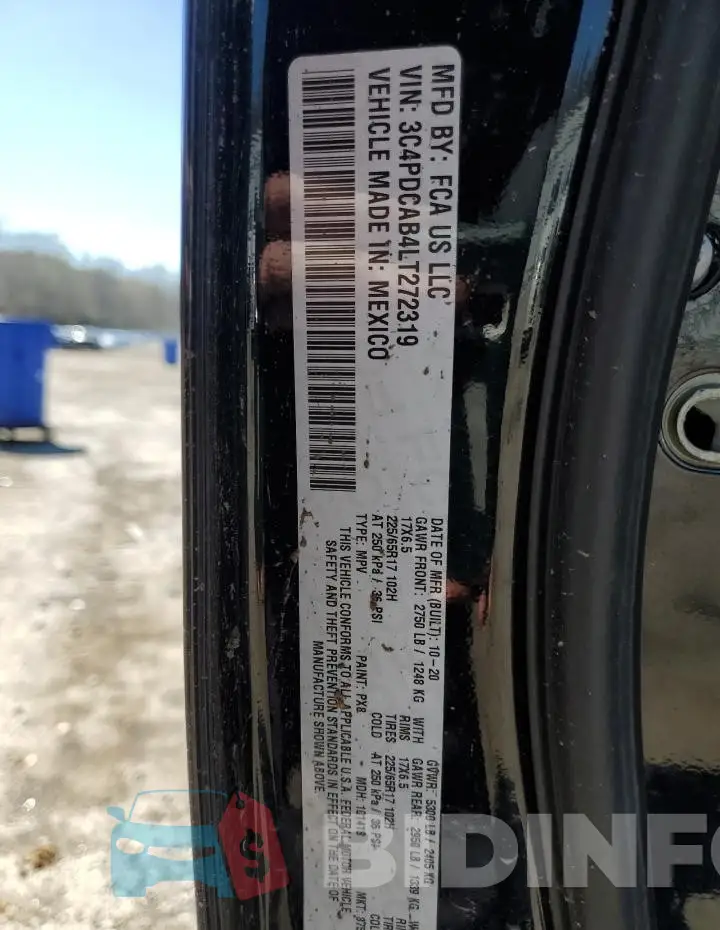 3C4PDCAB4LT272319 Photo# 13