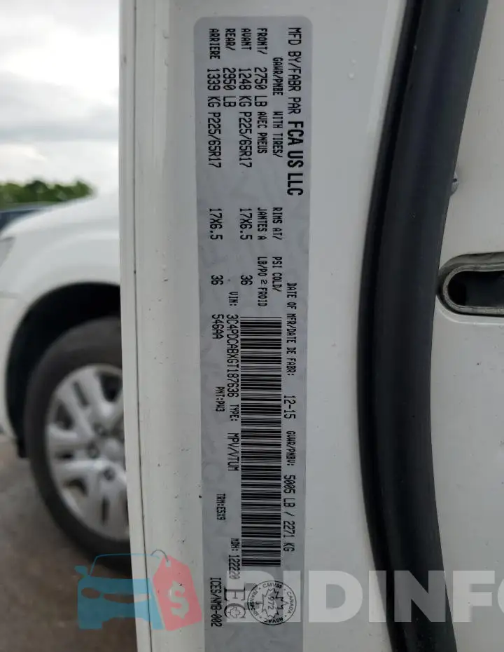 3C4PDCABXGT187636 Photo# 13