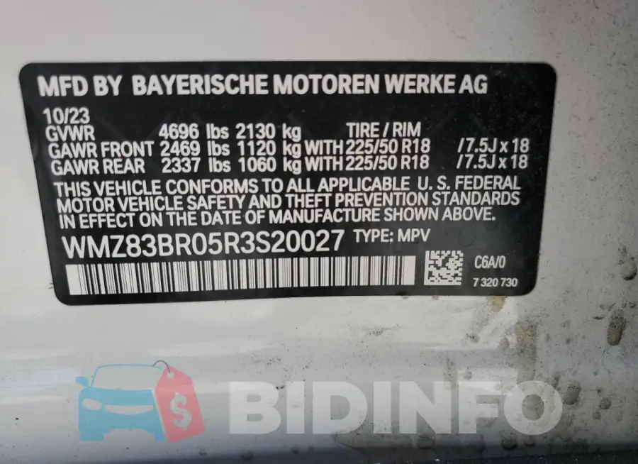 WMZ83BR05R3S20027 Photo# 13