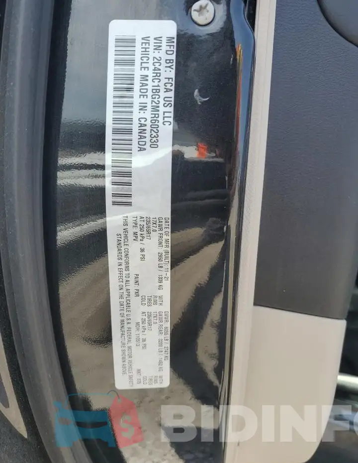 2C4RC1BG2MR602330 Photo# 13