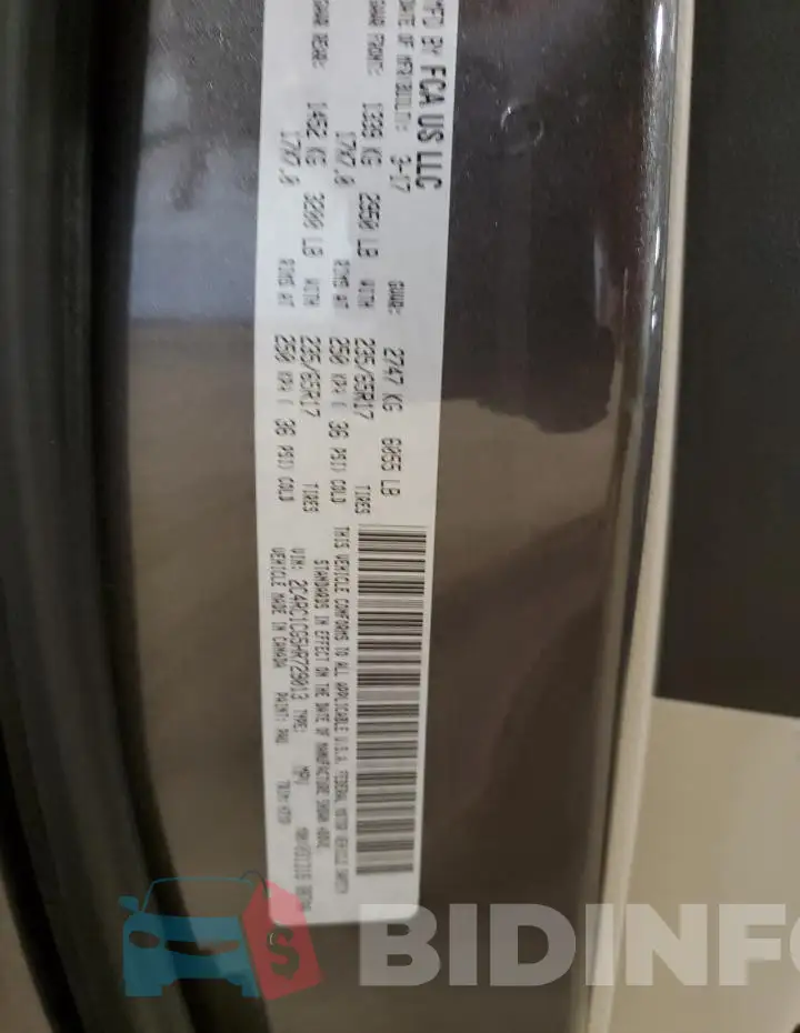 2C4RC1CG5HR729013 Photo# 13