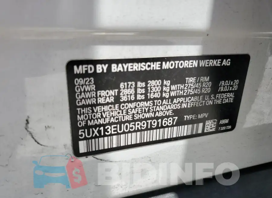 5UX13EU05R9T91687 Photo# 14
