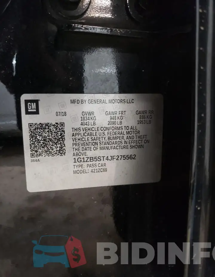 1G1ZB5ST4JF275562 Photo# 12