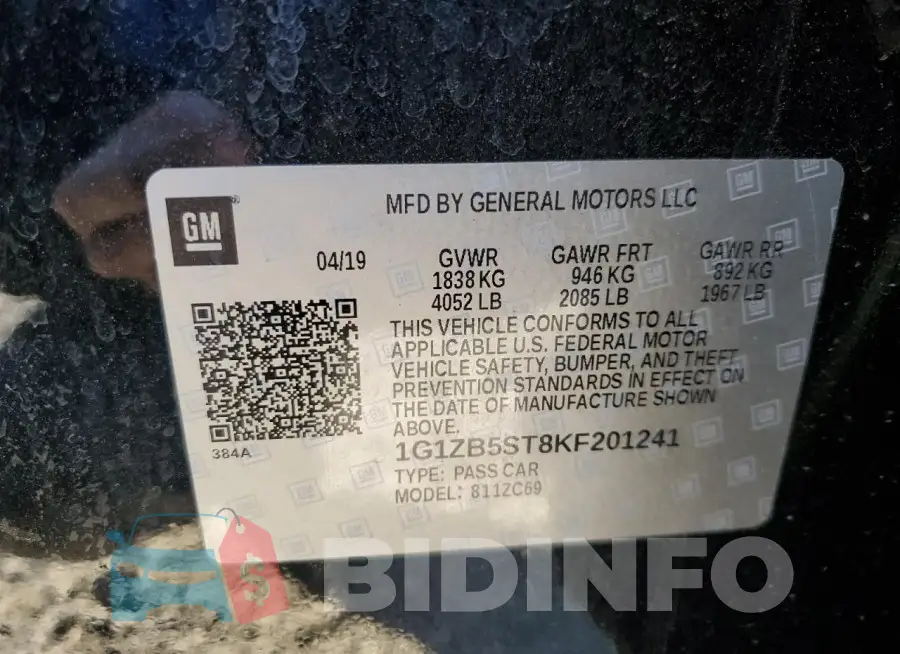 1G1ZB5ST8KF201241 Photo# 12