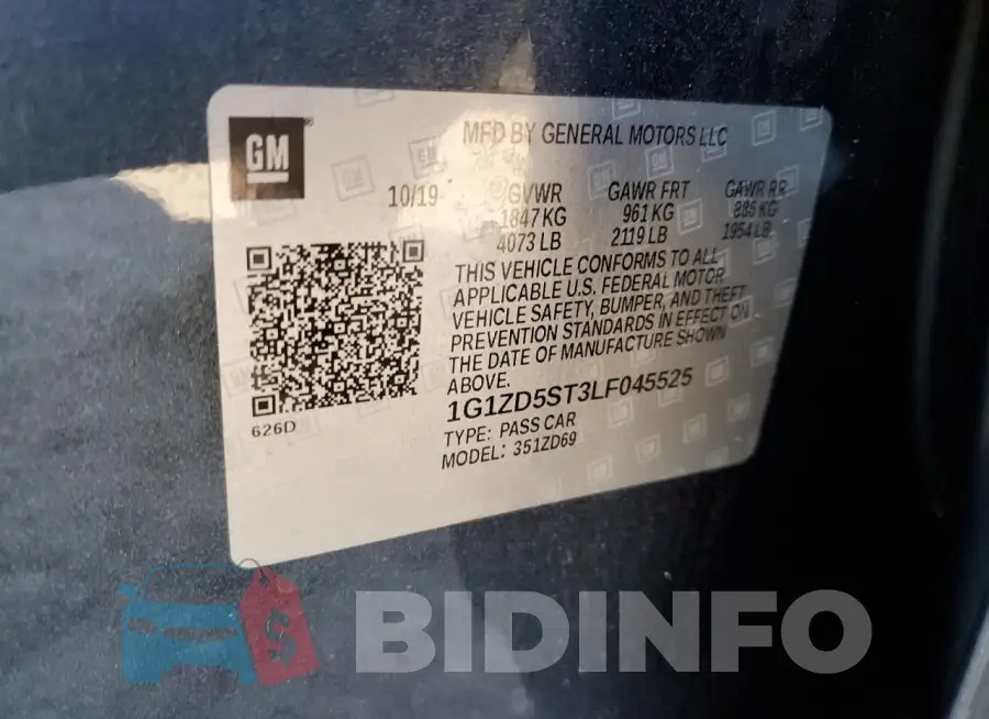 1G1ZD5ST3LF045525 Photo# 13
