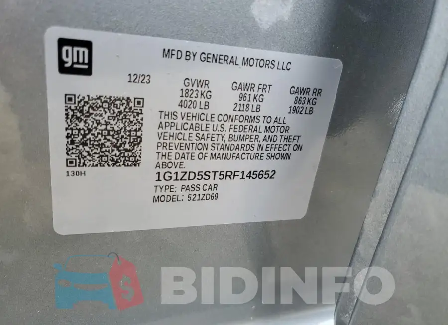 1G1ZD5ST5RF145652 Photo# 13