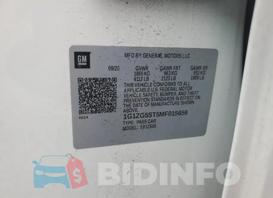 1G1ZG5ST5MF015659 Photo# 12