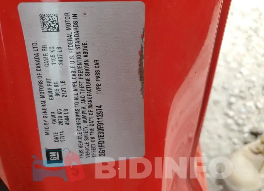 2G1FD1E30F9112974 Photo# 12