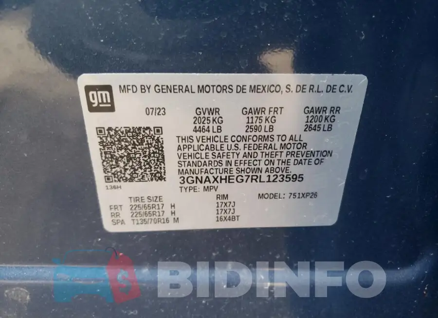 3GNAXHEG7RL123595 Photo# 13