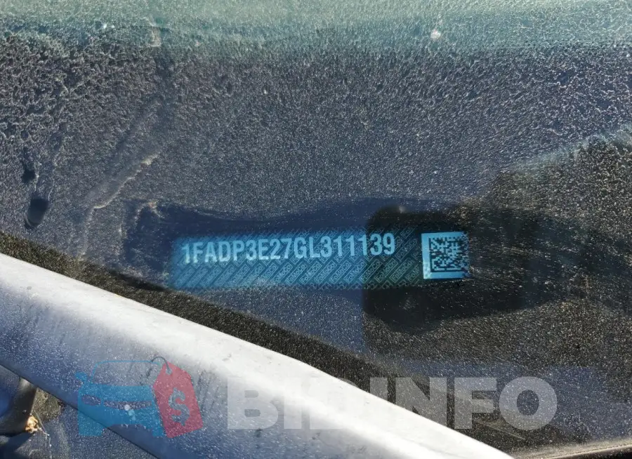 1FADP3E27GL311139 Photo# 12