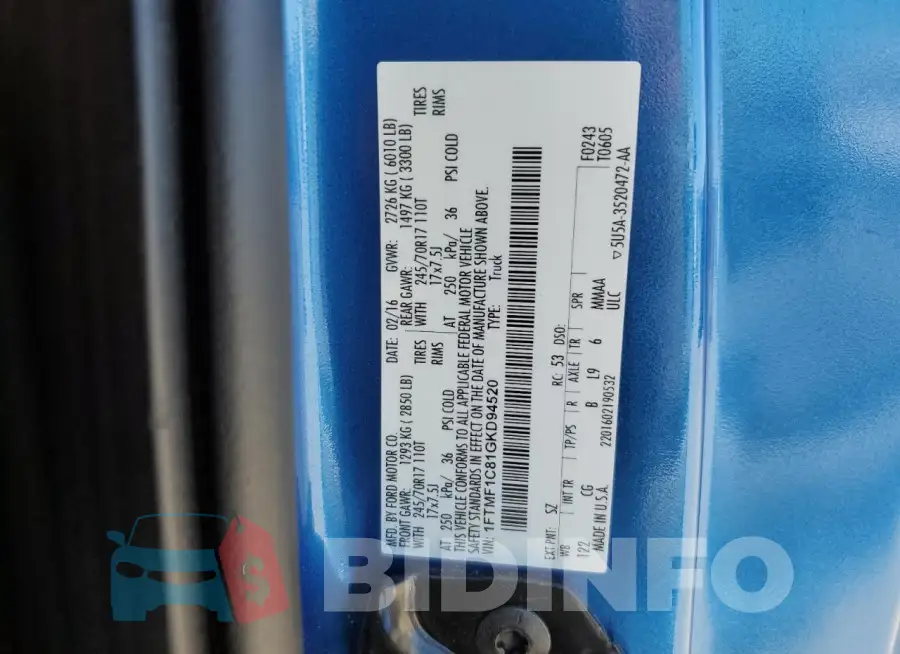 1FTMF1C81GKD94520 Photo# 12