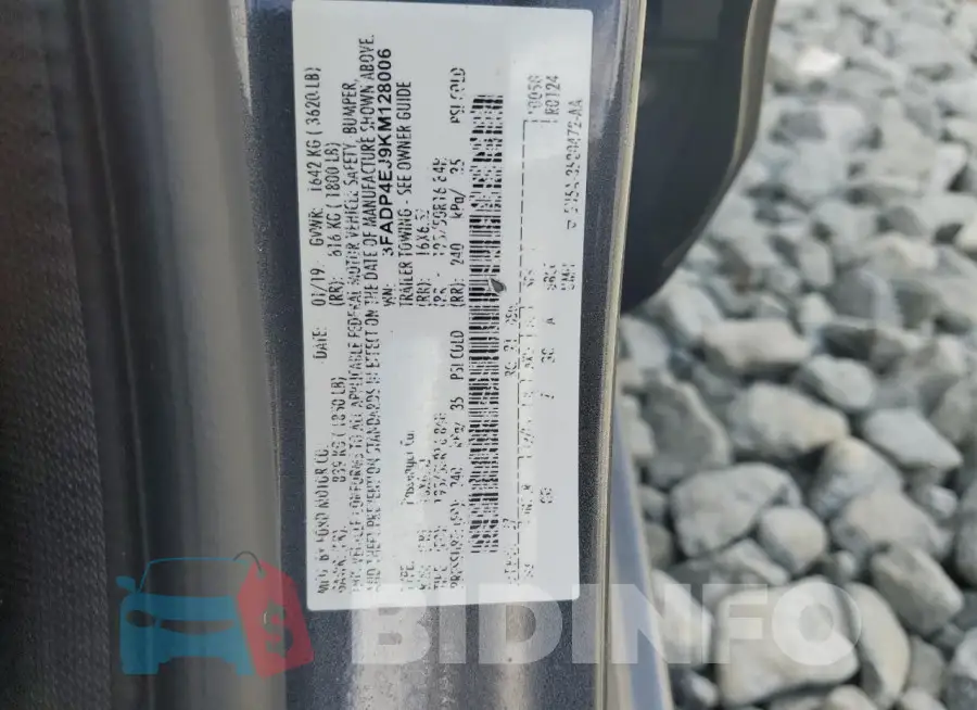 3FADP4EJ9KM128006 Photo# 13
