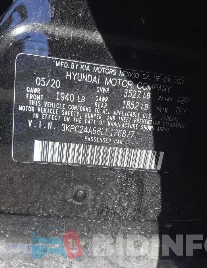 3KPC24A68LE126877 Photo# 12