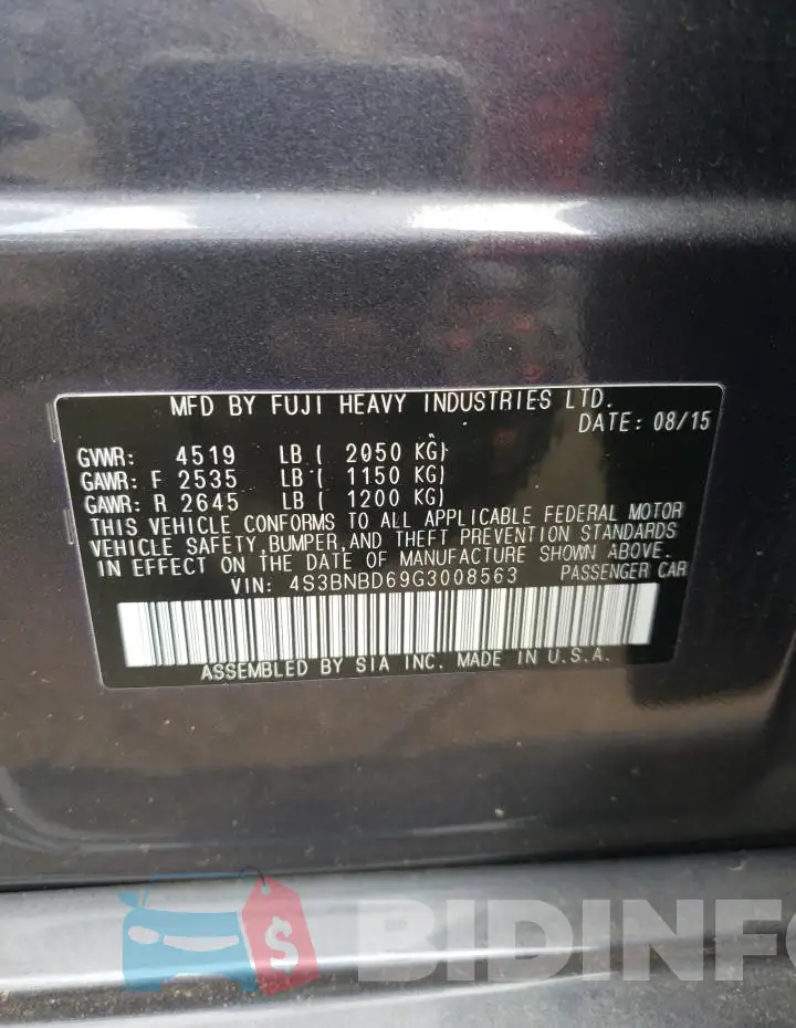 4S3BNBD69G3008563 Photo# 12