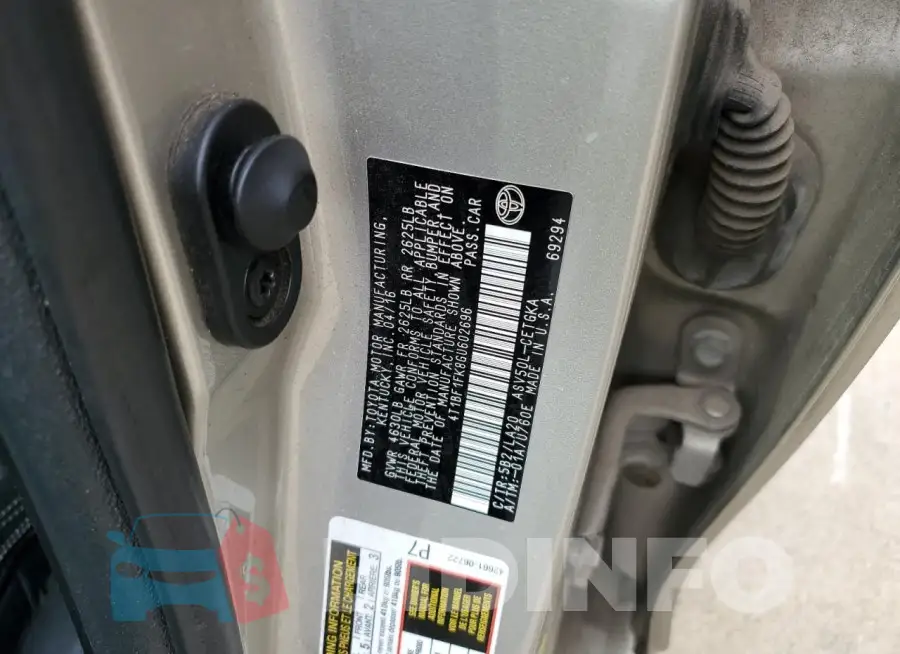 4T1BF1FK8GU602696 Photo# 12