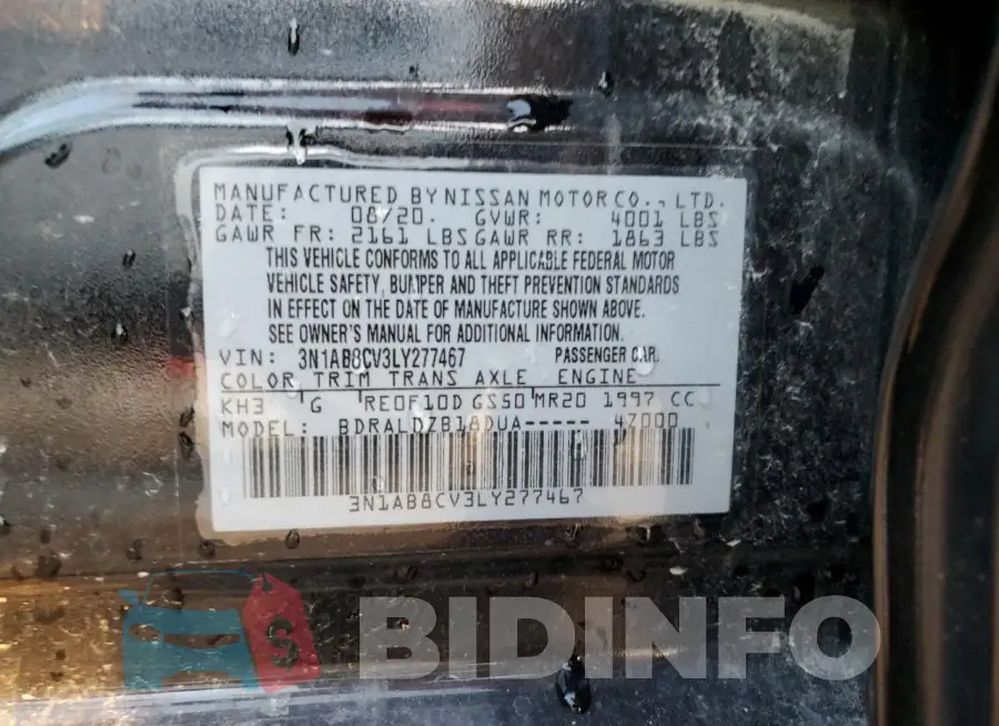 3N1AB8CV3LY277467 Photo# 12