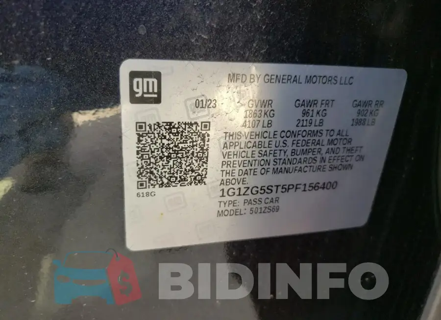 1G1ZG5ST5PF156400 Photo# 12