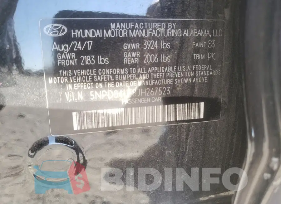 5NPD84LF8JH267523 Photo# 12
