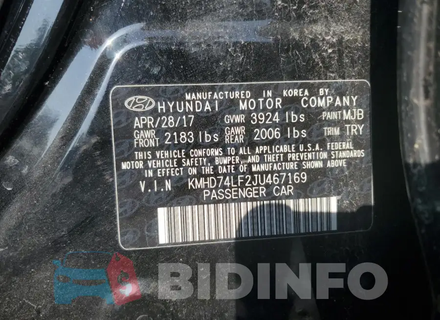 KMHD74LF2JU467169 Photo# 12