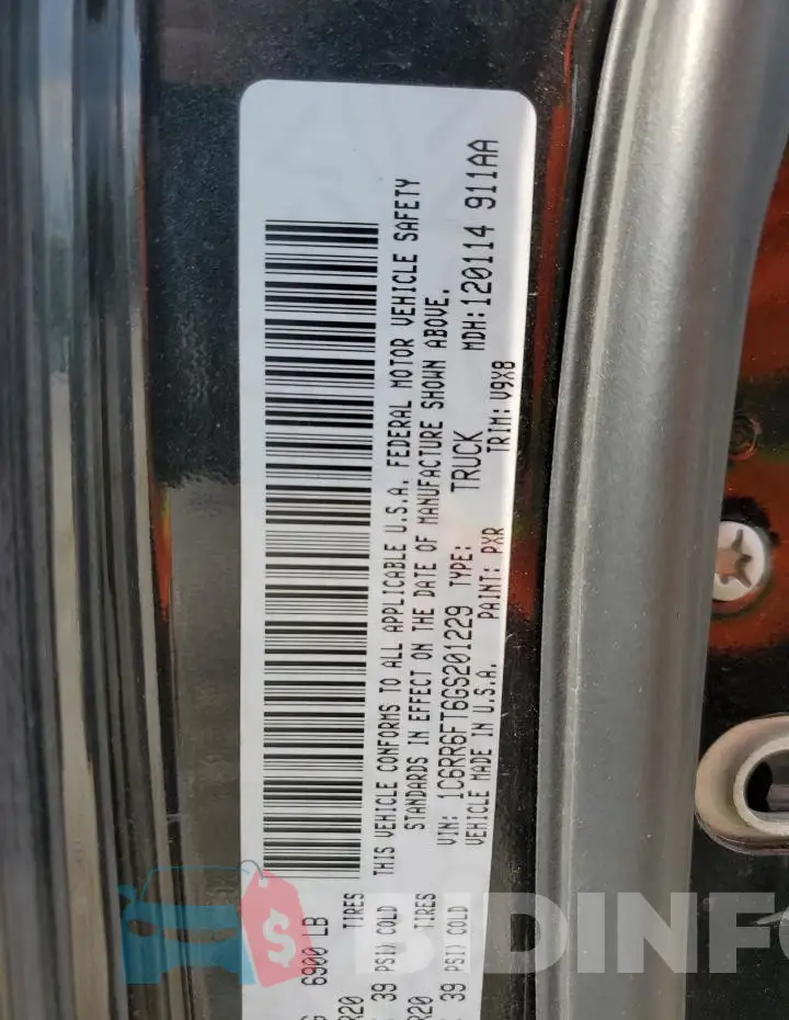 1C6RR6FT6GS201229 Photo# 12