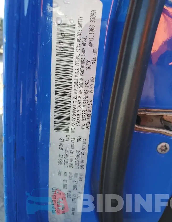 1C6RR7LT9JS176103 Photo# 13