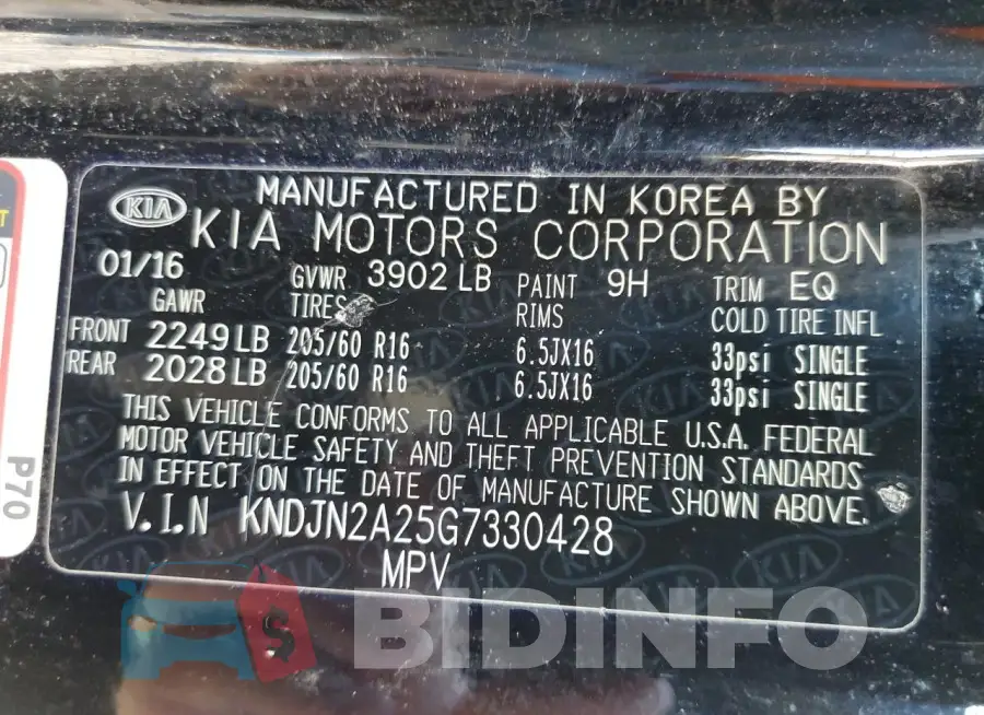 KNDJN2A25G7330428 Photo# 13