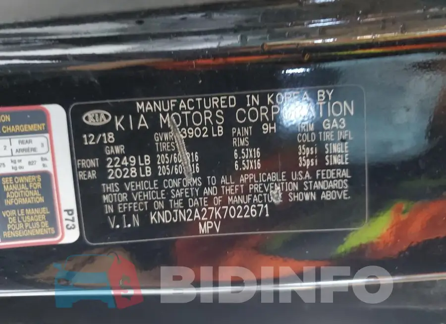 KNDJN2A27K7022671 Photo# 12