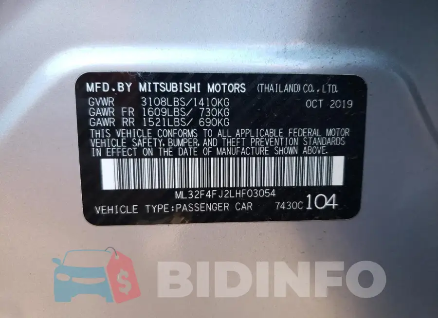 ML32F4FJ2LHF03054 Photo# 12