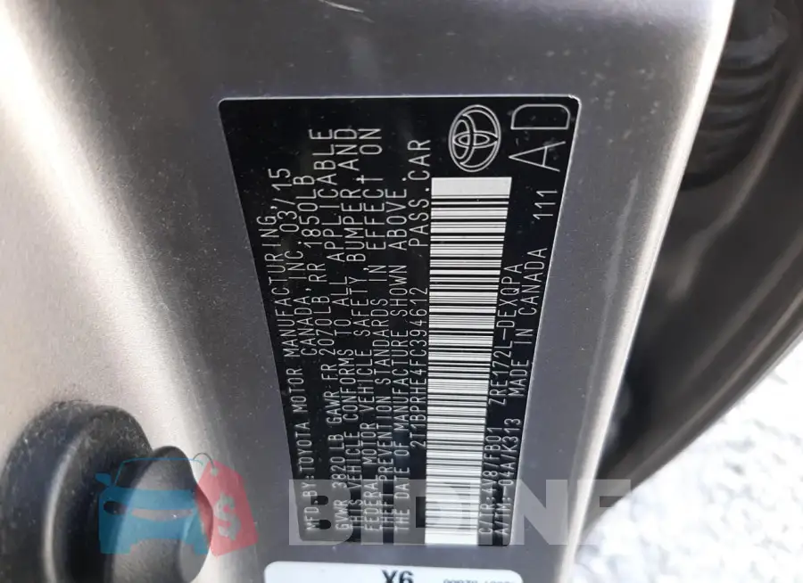 2T1BPRHE4FC394612 Photo# 13