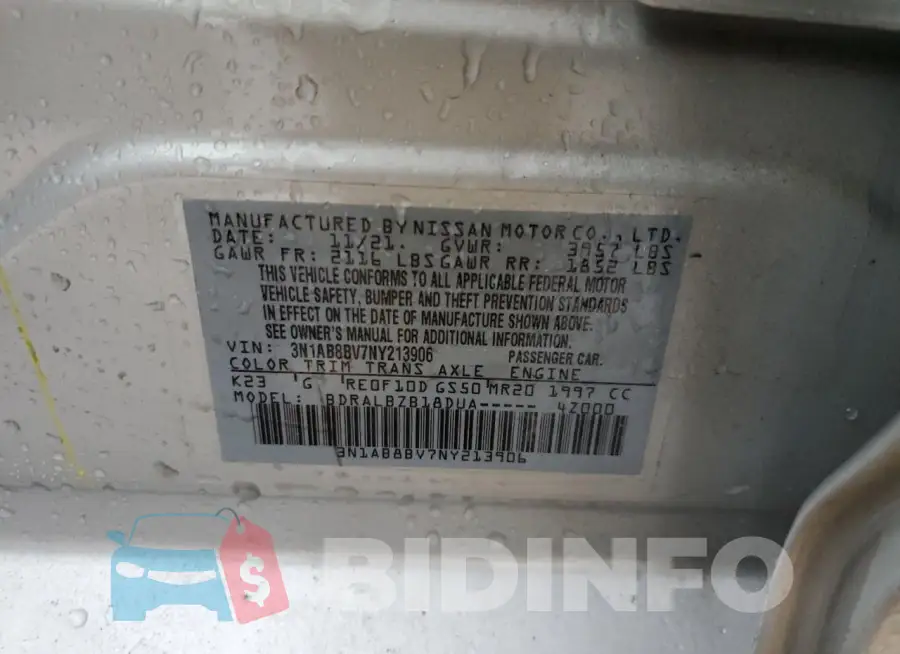 3N1AB8BV7NY213906 Photo# 12