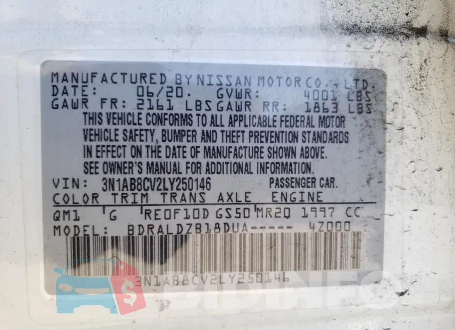 3N1AB8CV2LY250146 Photo# 12