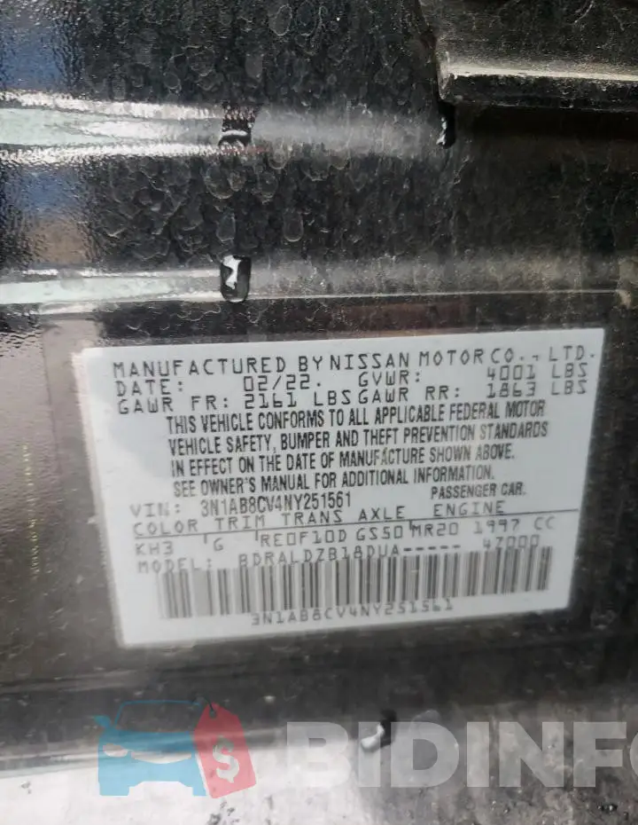 3N1AB8CV4NY251561 Photo# 13