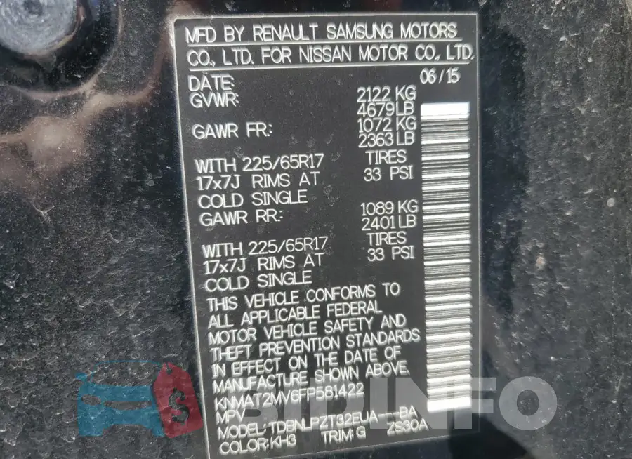 KNMAT2MV6FP581422 Photo# 12